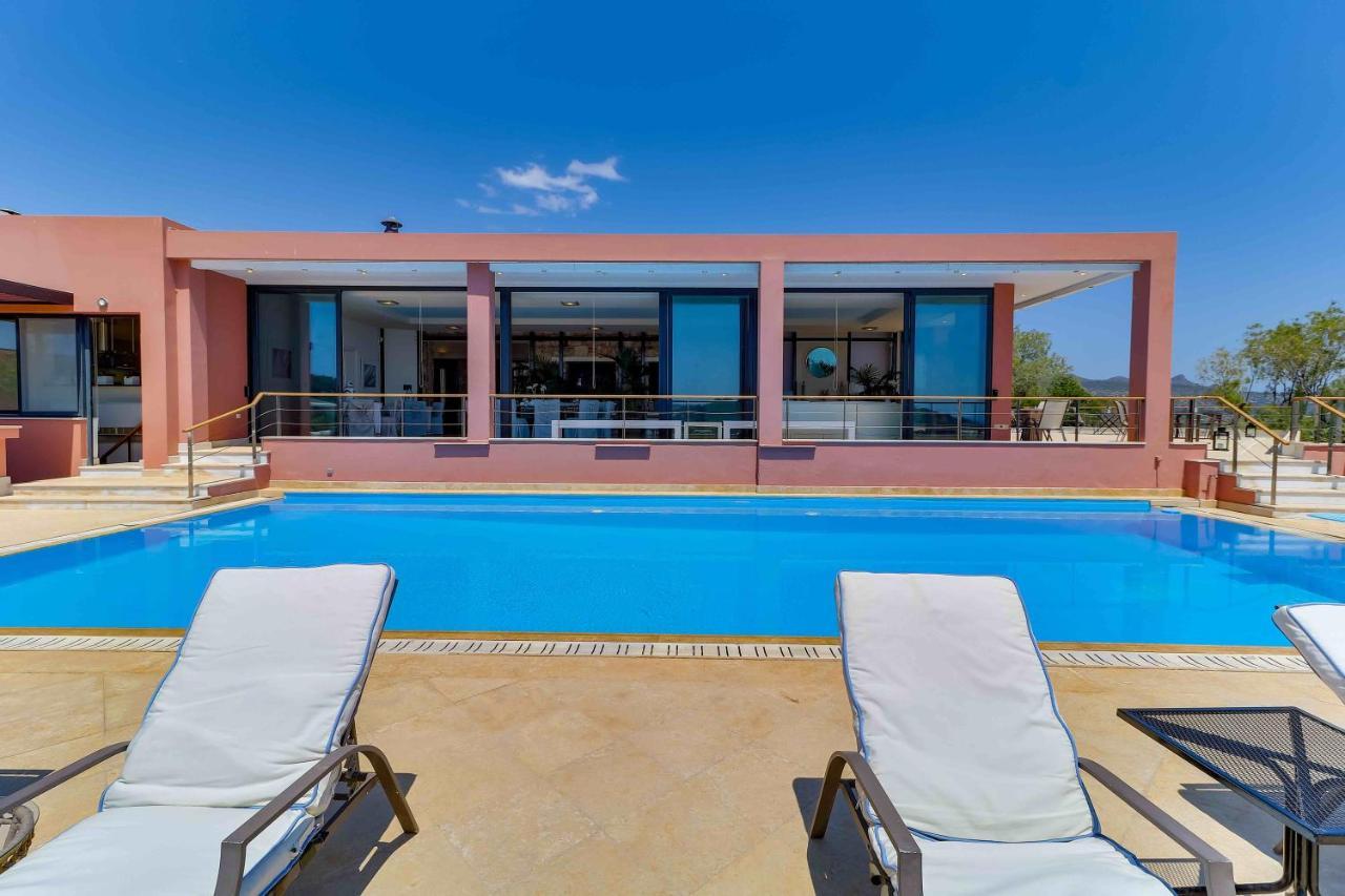 Black Diamond Beachfront Pool Villa Pasithea In Sounio, Athens Сунион Экстерьер фото